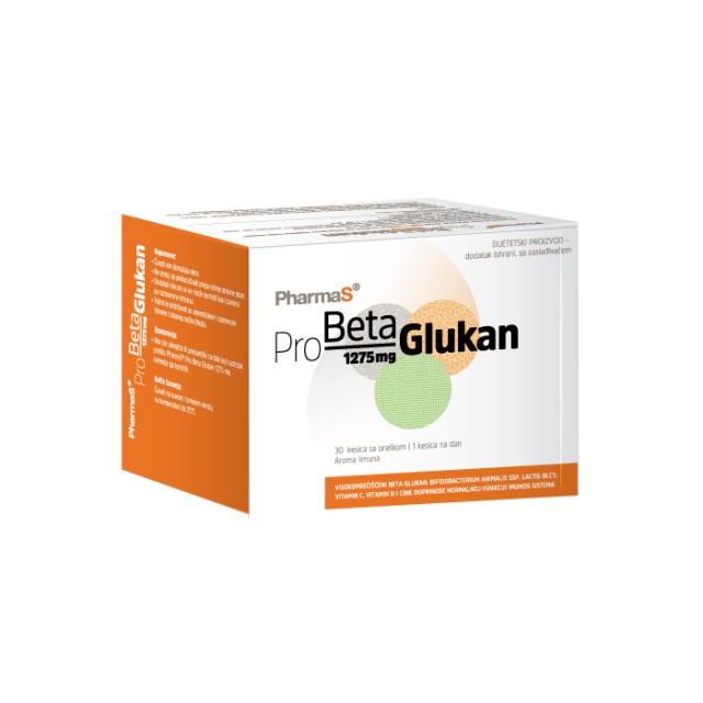 PHARMAS PRO BETA GLUKAN 1275MG - Online Apoteka PHARMAS PRO BETA GLUKAN 1275MG